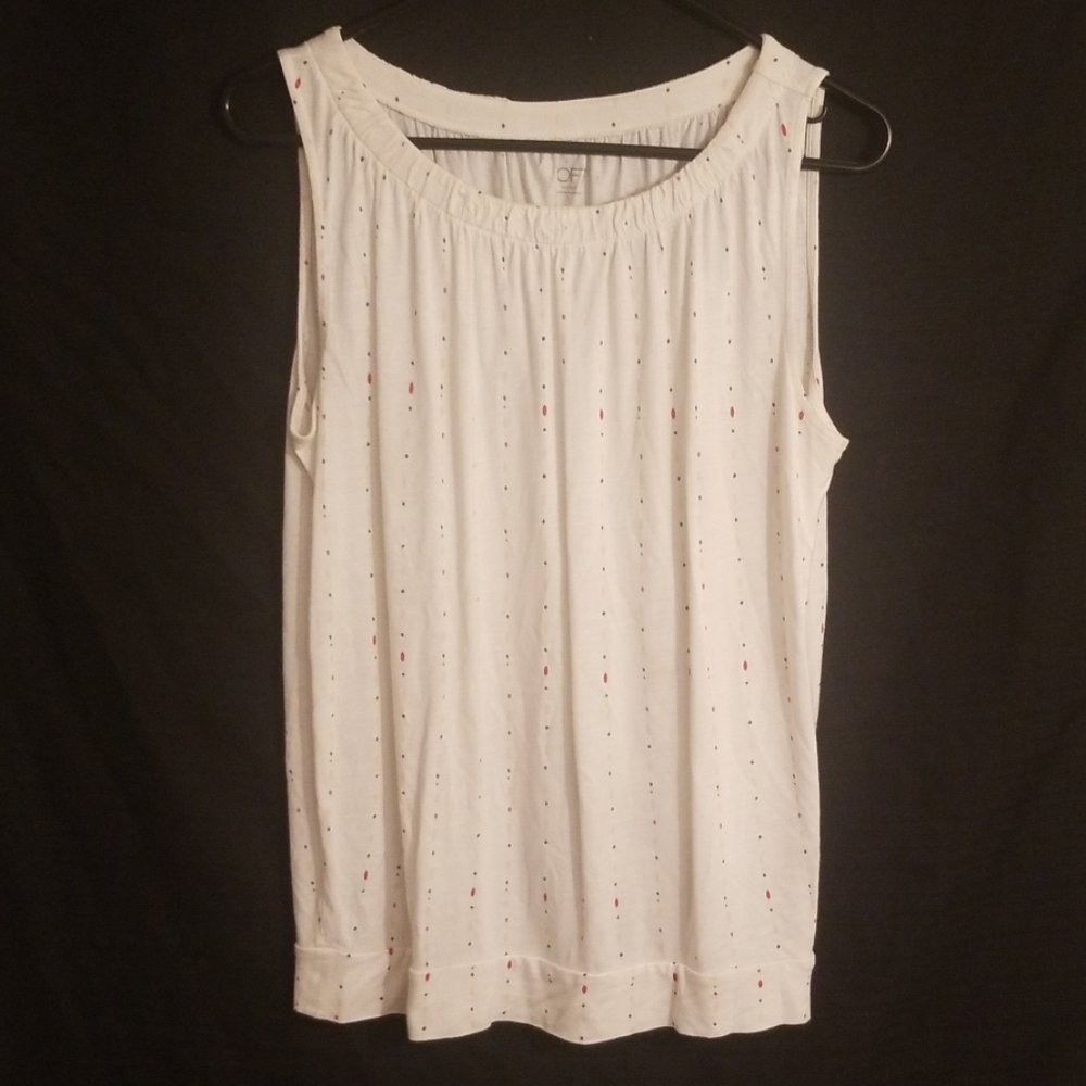 ❤LOFT multicolored polkadot sleeveless top❤